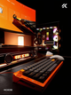 Клавиатура игровая MCHOSE Ace 68 Turbo магнитная проводная Mount Tai Magnetic Switch GT, Galaxy Orange - изображение 5