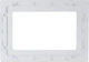 Rama montażowa ALLNET Touch Display Tablet 10" Wide White (ALLTCover10WWv1) - obraz 2