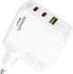 Ładowarka Gepard CCA 65W 2xUSB-C + USB-A White (GEP CH65P3CCA) - obraz 1