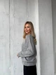 Удлиненный свитер из мягкого трикотажа Оne size 42-48 Серый (4965) - изображение 2