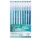 Ручки гелевые Languo набор 9 цветов Dusty Blue (пыльный синий) - изображение 2