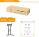 Підлогова стійка для телевізора ITech T1043TE 37"-70" - зображення 9