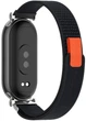 Ремешок тканевый Mi Jobs GT4 Trail для Xiaomi Mi Band 8/9/10 с металическим креплением и застжекой на липучке Trail Black+Silver (mrk6668) - изображение 1