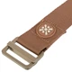 Ремінь для йоги з металевою пряжкою BLOOM YOGA STRAP LB7086 (поліестер, р-р 183 x 3,8 х 0,2 см, коричневий) - изображение 5