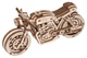 Drewniana układanka Wooden City Motocykl Cafe Racer 85 elementów 62561 (5906874128893) - obraz 2