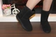 Угги Fashion С748 черные женские натуральная замша 36 23,5 см - изображение 10