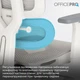 Крісло офісне OfficePro Skyline OC680-W-LG-LG - зображення 13