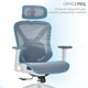 Крісло офісне Officepro Atlas OC630-W-DG-DG - изображение 8