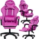 Крісло геймерське DIEGO ALCANTARA PRO Pink - зображення 1