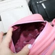 Каркасна сумка, з кишенями та текстильним ремінцем, 24*18,5*11 см, мод ОДС - Д404.4 рожевий - изображение 3