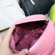 Каркасна сумка, з кишенями та текстильним ремінцем, 24*18,5*11 см, мод ОДС - Д404.4 рожевий - изображение 7