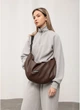 Жіноча сумка Хобо з екошкіри SAMBAG Шоколадний (5166050528) - зображення 1