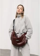 Жіноча сумка Хобо з екошкіри SAMBAG Бордовий (5172050528) - зображення 2