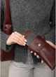 Женская сумка Хобо из экокожи SAMBAG Бордовый (5162030813) - изображение 9