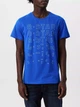 Футболка хлопковая длинная мужская G-Star Raw 59488018(Lapis Blue) M Синяя с принтом (3001693198601) - изображение 1