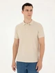 Поло длинное мужское Pierre Cardin G021SZ011-000-2047332(bej) 2XL Бежевое (8683857790618) - изображение 4