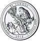 Монета США 25 центов (квотер) 2012 D «Национальные парки - Эль Юнке (11-й парк)» UNC (KM#519) - изображение 2