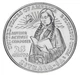 Монета США 25 центів (квотер) 2024 UNC S Жінки Америки - Письменниця Зіткала-Ша - зображення 1
