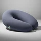 Подушка для вагітних і годування IDEIA SeiDesign 30x190 трикотаж з ґудзиком т.сіра - зображення 1