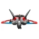 Радиоуправляемый самолет 4DRC V27 Red с камерой 1080P Wi-Fi FPV, удержание высоты, Headless режим, 360° трюки, полет по кругу, до 100 м, до 15 минут полета - изображение 2