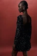 Сукня жіноча Чорний H&M M (1245452) - изображение 5