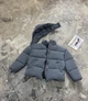 Оверсайз куртка пуховик цвет графитовый (клеточка) размер L/XL RAPID_RD414_2 - изображение 10