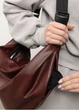 Женская сумка Sambag HOBO Bag-glove бургунди 50 х 28 х 5 см (53400013) - изображение 5