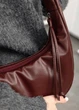 Женская сумка Sambag HOBO S бургунди 30 х 13 х 8 см (53100013) - изображение 7