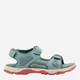 Подростковые сандалии для девочки Jack Wolfskin Taraco Beach Sandal K 4039531_E0180 37 (5US) 23.1 см Бирюзовые (4064886441865) - изображение 1
