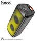 Акустика-караоке HOCO Flame light BT speaker DS53 |BT5.0, TWS, TF/USB/AUX, 40Wx2 (120W Max), 3H, 2mic, remorte| Black - изображение 2