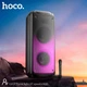Акустика-караоке HOCO Flame light BT speaker DS53 |BT5.0, TWS, TF/USB/AUX, 40Wx2 (120W Max), 3H, 2mic, remorte| Black - изображение 7