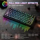 Бездротова Магнітна Клавіатура Attack Shark X82Pro HE 8К Чорна Топографічна - зображення 6