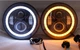 Штатная оптика 2шт! Фары на ВАЗ 2106 60ВАТТ УНИВЕРСАЛЬНЫЕ LED фара! 60W. Светодиодная лэд фара на 5,75 дюймов. - изображение 1
