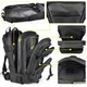 Рюкзак 25 л із міцної Cordura 1000D із системою MOLLE для туризму, полювання та риболовлі Outdoor Huck (OH-6712) Black - зображення 5