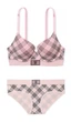 Комплект білизни Victoria’s Secret Push-up Рожевий з чорним 34D-S - изображение 1