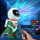 Ночник проектор динозавр астронавт Dinosaur Astronaut Space Projector 120х113х228 мм, з пультом керування, пластиковий - зображення 2