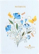 Записник Axent Turnowsky Secret Garden 105x148 мм А6 60 аркушів у клітинку Блакитний (8711-1-A-TR) - зображення 1