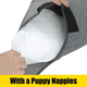 Гигиенические трусы/комбинезон для собак WanTalk Full Body Dog Diaper, Grey, M - изображение 7