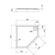 Душевой поддон Qtap Diamond 309912 90x90x12 см + сифон - изображение 2