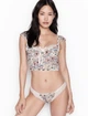 Комплект білизни Dream Angels Victoria’s Secret Floral Unlined Bra Top Corset Білий 34D-S - изображение 2