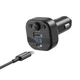 FM модулятор XO BCC18 USB-A OTG/USB-C Black (BCC18.black) - изображение 2