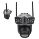 IP камера видеонаблюдения RIAS 3L-R1 v380Pro APP 4G 3 объектива 2MP+2MP+2MP уличная Black (3_07834) - изображение 3