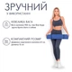 Килимок для йоги та фітнесу EVAPOL TPE 1830х610х6мм темно-синій / блакитний - зображення 3