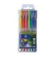 Набір 6 шт Zibi KIDS Line Neon пластиковому пеналі (ZB.2201-99) - изображение 1
