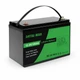 Літій-залізо-фосфатний акумулятор DATOUBOSS LiFePO4 12.8V 100Ah 1280Wh з BMS, глибокого циклу - зображення 1