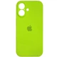 Чохол Silicone Premium case з захистом камери для iPhone 16 Full Camera Protective neon green 3728 - изображение 3