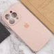 Чохол Silicone Premium case з захистом камери для iPhone 15 Pro Full Camera Protective pink sand 1941 - изображение 6