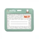 Бейдж горизонтальний YES Miffy 940400 10х8 см 5177560 - зображення 1