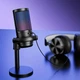 USB конденсаторный микрофон настольный черный проводной для игр на ПК - изображение 6