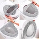 Мягкий универсальный, теплый чехол Toilet seat cover для унитаза - изображение 2